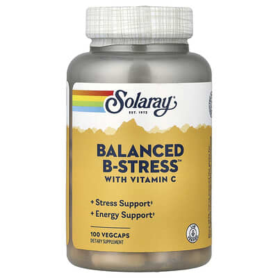 Balanced B-Stress™ with Vitamin C, 100 VegCaps