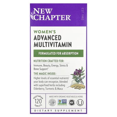 Women's Advanced Multivitamin, 120 Vegetarian Tablets