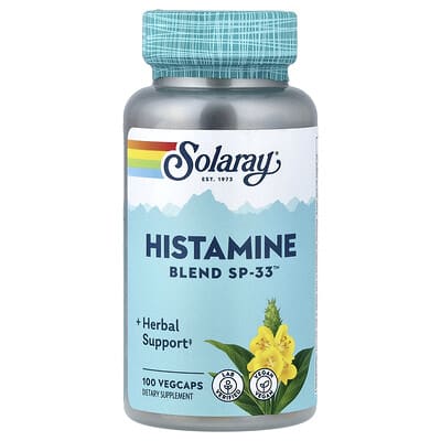 Solaray Histamine Blend SP-33™, 100 вегетарианских капсул