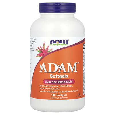 ADAM™, комплексный Мужской витаминный комплекс, 180 мягких капсул
