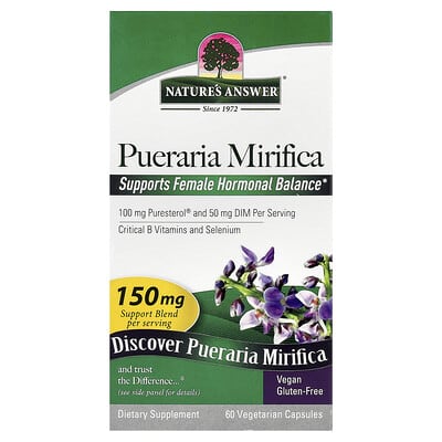 Pueraria Mirifica, 60 вегетарианских капсул