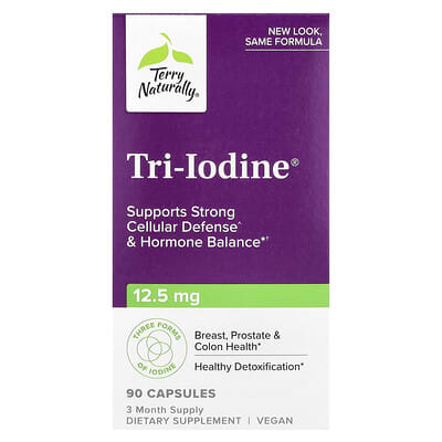 Tri-Iodine®, 12.5 mg, 90 капсул
