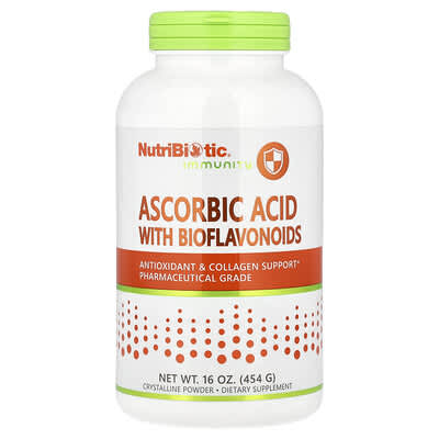 Immunity, Ascorbic Acid with Bioflavonoids, Crystalline Powder, 16 oz (454 g)