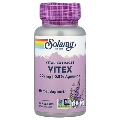 Vital Extracts, Vitex, 60 вегетарианских капсул