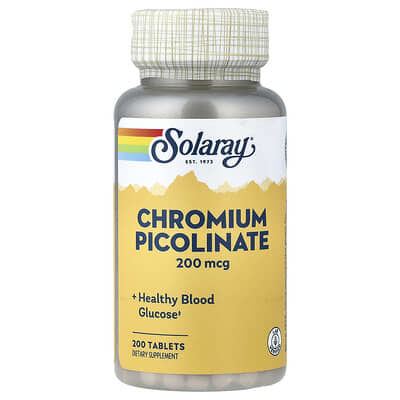 Chromium Picolinate, 200 mcg, 200 Tablets