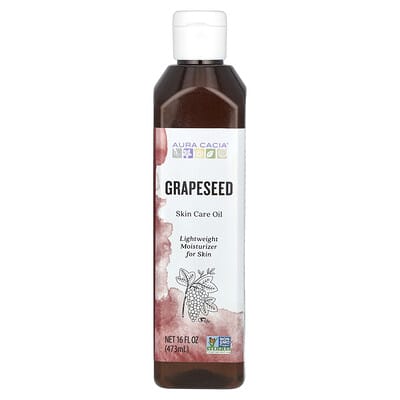 Масло для ухода за кожей, виноградная косточка, 16 fl oz (473 ml)