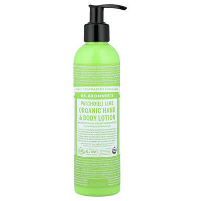 Organic Hand & Body Lotion, Patchouli Lime, 8 fl oz (237 ml)