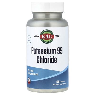 Potassium 99 Chloride, 99 mg, 100 Tablets
