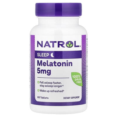 Мелатонин, 5 mg, 60 таблеток