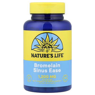 Бромелаин Sinus Ease, 100 капсул