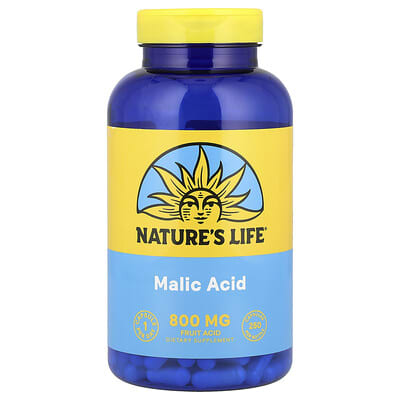 Malic Acid, 800 mg, 250 Capsules