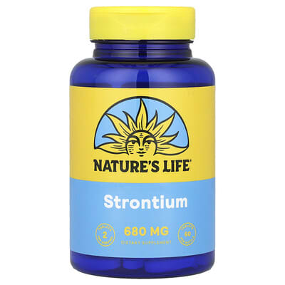 Nature's Life Стронций, 60 таблеток (340 mg на таблетку)