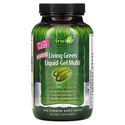 Женский комплекс Living Green Liquid-Gel Multi, 120 мягких капсул