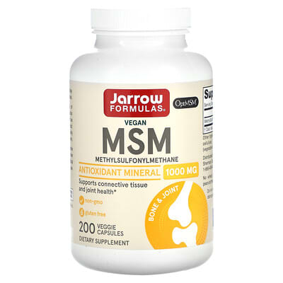 Vegan MSM, 1,000 mg, 200 Veggie Capsules
