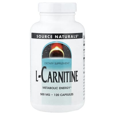 L-Carnitine, 500 mg, 120 капсул
