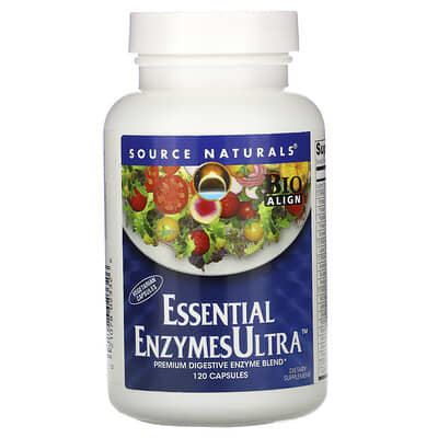 Source Naturals Essential EnzymesUltra™, 120 капсул