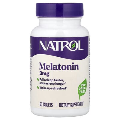 Мелатонин, 3 mg, 60 таблеток