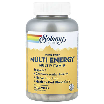 Мультивитамины Twice Daily, Multi Energy™ Multivitamin, 120 Capsules