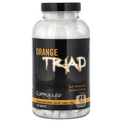 Orange Triad™ Мультивитаминная формула для суставов, пищеварения и иммунитета, 270 таблеток