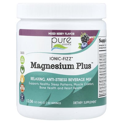 Магний Pure Essence lonic-Fizz™ Magnesium Plus™ Mixed Berry 12.06 oz (342 g)
