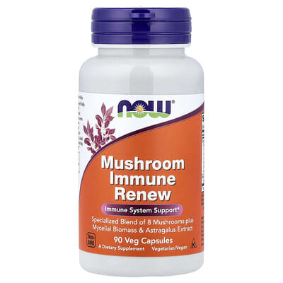 Mushroom Immune Renew, 90 вегетарианских капсул