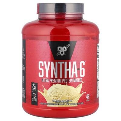 Протеиновая смесь Syntha-6®, Ultra Premium Protein Matrix, ванильное мороженое, 5 lb (2.27 kg)