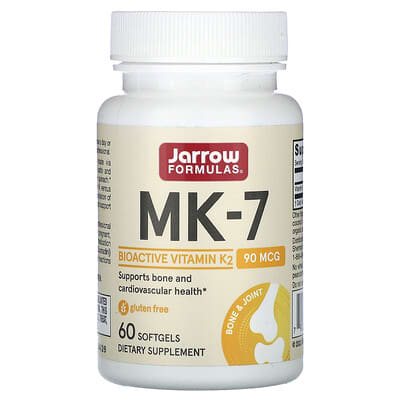 MK-7, 90 mcg, 60 Softgels