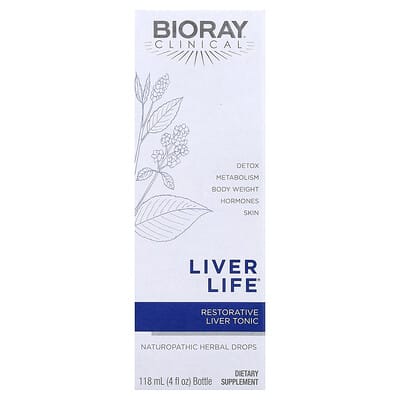 Liver Life®, восстанавливающий тоник для печени, 4 fl oz (118 ml)