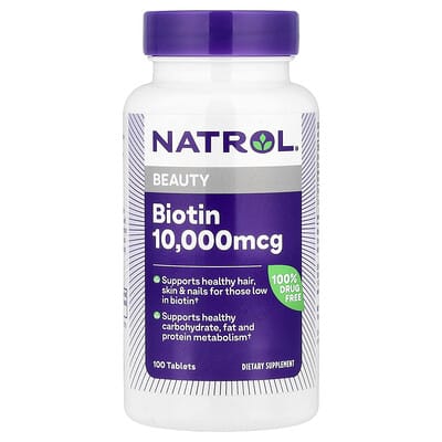 Biotin, 100 Tablets