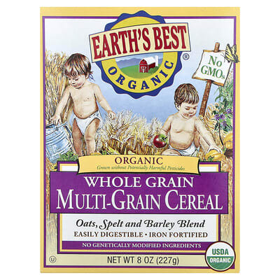 Organic Whole Grain Multi-Grain Cereal, 8 oz (227 g)