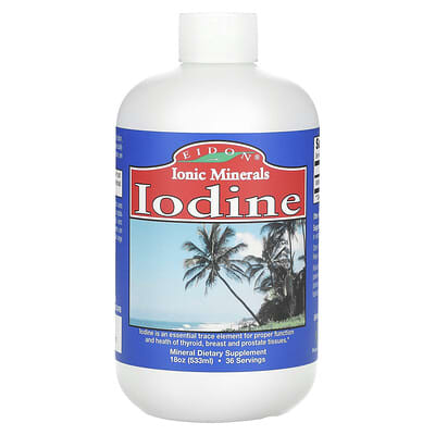 Eidon Ionic Minerals Йод 18 oz (533 ml)