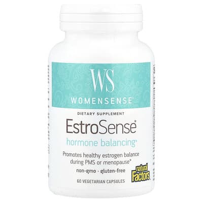 WomenSense®, EstroSense®, для баланса гормонов, 60 вегетарианских капсул