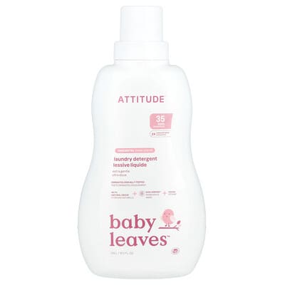 Baby Leaves™, стиральный порошок, сверхмягкий, без запаха, 35.2 fl oz (1.04 L)