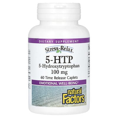 Stress-Relax®, 5-HTP, 100 mg, 60 Time Release Caplets