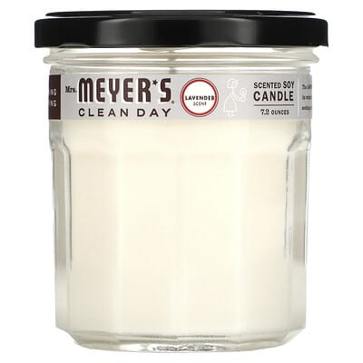 Ароматическая соевая свеча Mrs. Meyers Clean Day с лавандой, 7.2 oz (204 g)