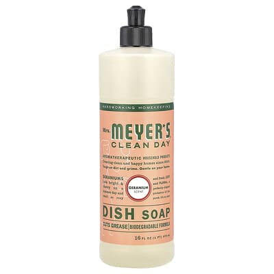 Dish Soap, Geranium, 16 fl oz (473 ml)