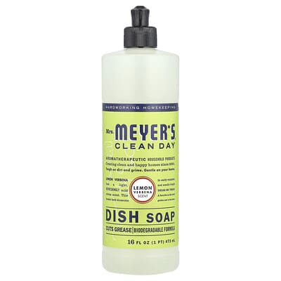 Средство для мытья посуды, Lemon Verbena, 16 fl oz (473 ml)