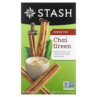 Зеленый чай Chai Green, 20 чайных пакетиков, 38 g