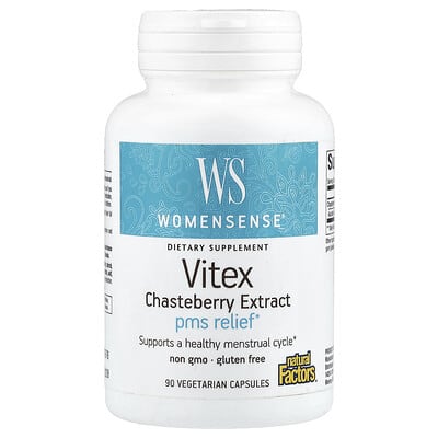 WomenSense® экстракт витекса, 80 mg, 90 вегетарианских капсул