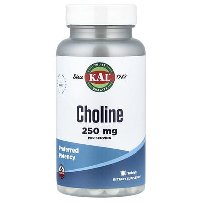 Choline, 100 таблеток (125 mg per Tablet)