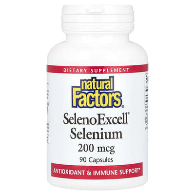 SelenoExcell, Селен, 200 mcg, 90 капсул
