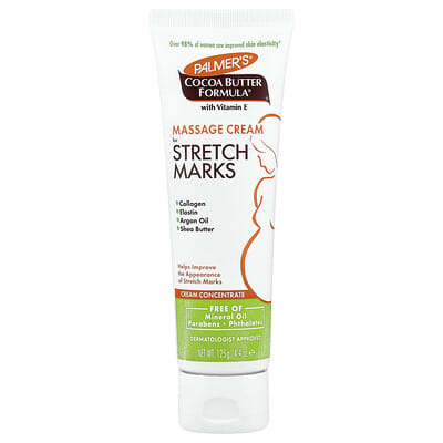 Palmer's Cocoa Butter Formula® с витамином E, крем для массажа от растяжек, 125 g