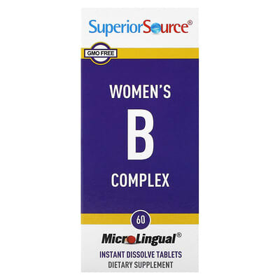 Women's B Complex, 60 MicroLingual® Instant Dissolve Tablets