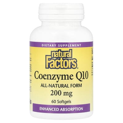 Coenzyme Q10, 200 mg, 60 мягких капсул