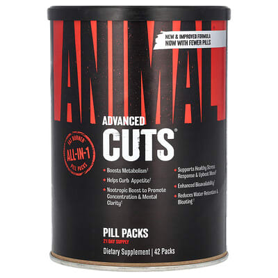 Advanced Cuts, упаковки таблеток, 42 упаковки