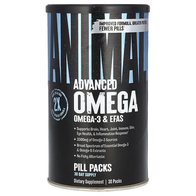 Упаковка капсул с Omega-3 и EFAS, 30 шт