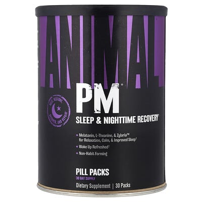 PM®, Sleep & Nighttime Recovery, 30 Packs добавка для сна