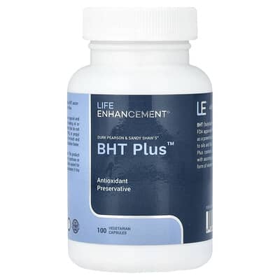 Life Enhancement BHT Plus™, 100 вегетарианских капсул
