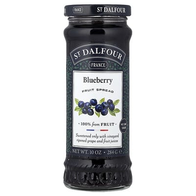 Фруктовый джем из черники, 10 oz (284 g)