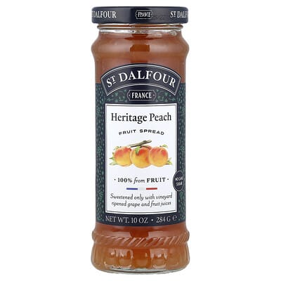 Fruit Spread, Heritage Peach, 10 oz (284 g)